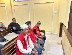 Tiga terdakwa Pembunuhan Di Desa Kedaton OKU Dituntut Hukuman Mati