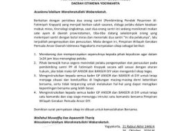 Terkait Penusukan Santri Oleh Gerombolan Pemabuk, GP Ansor DIY Beri Waktu 1×24 Jam ke Aparat
