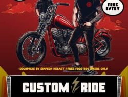 500 Custom Riders dari Yogyakarta dan Sekitarnya Siap Meriahkan “Custom In Ride”